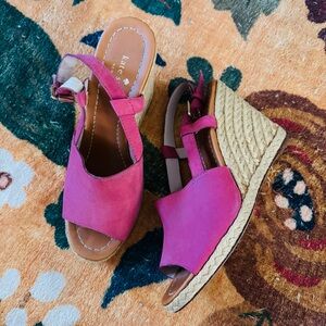 kate spade wedge sandals vero cuoio strappy high heels